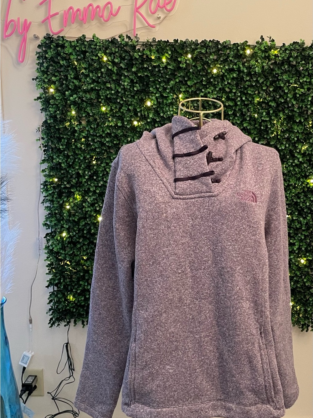 The North Face Women's Heather Plum Cowl Neck Pullover